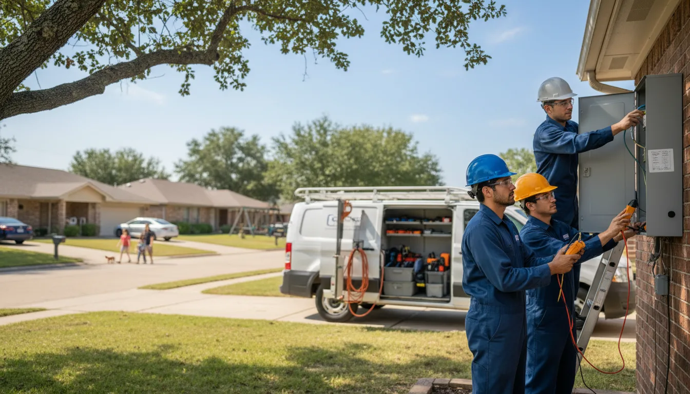 Certified electrician providing emergency electrical services in East Moline, IL